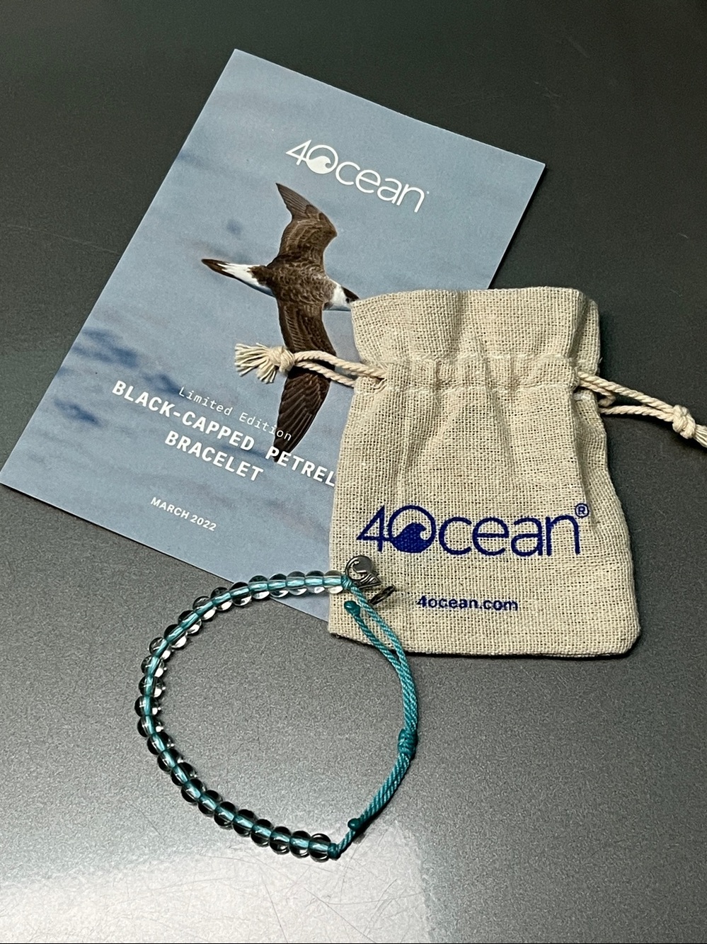 Limited edition bracelet from 4ocean multi colored brand new